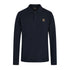 Belstaff - Dark Ink Long Sleeved Cotton Polo Shirt RUGBY/LS POLOS Belstaff