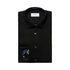 Eton - Black Floral Trim Signature Twill Slim Fit Shirt L/S SHIRTS Eton
