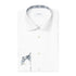 Eton - White Floral Trim Signature Twill Slim Fit Shirt L/S SHIRTS Eton