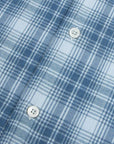 Fedeli - Blue Check 'Alberto' Slim Fit Brushed Cotton Long Sleeve Shirt