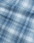 Fedeli - Blue Check 'Alberto' Slim Fit Brushed Cotton Long Sleeve Shirt