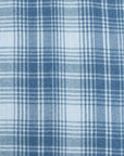Fedeli - Blue Check 'Alberto' Slim Fit Brushed Cotton Long Sleeve Shirt