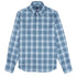 Fedeli - Blue Check 'Alberto' Slim Fit Brushed Cotton Long Sleeve Shirt L/S SHIRTS FEDELI