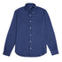 Fedeli - Navy 'Alberto' Slim Fit Brushed Cotton Long Sleeve Shirt L/S SHIRTS FEDELI
