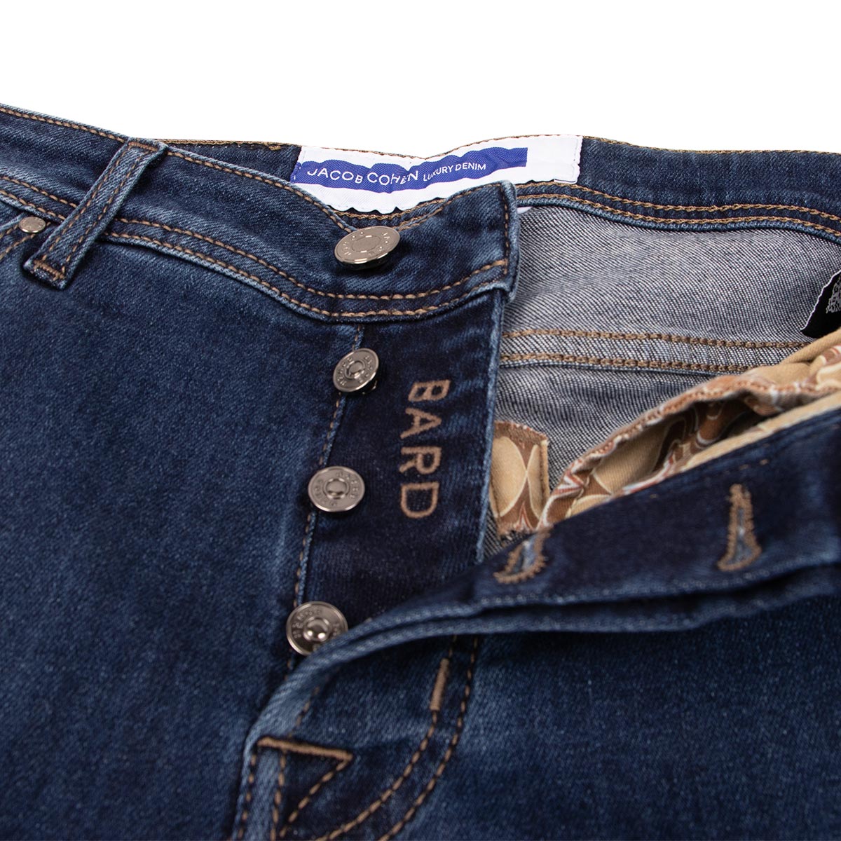 Jacob Cohen - Light Mid Wash 'Bard' Slim Fit Jeans JEANS Jacob Cohen