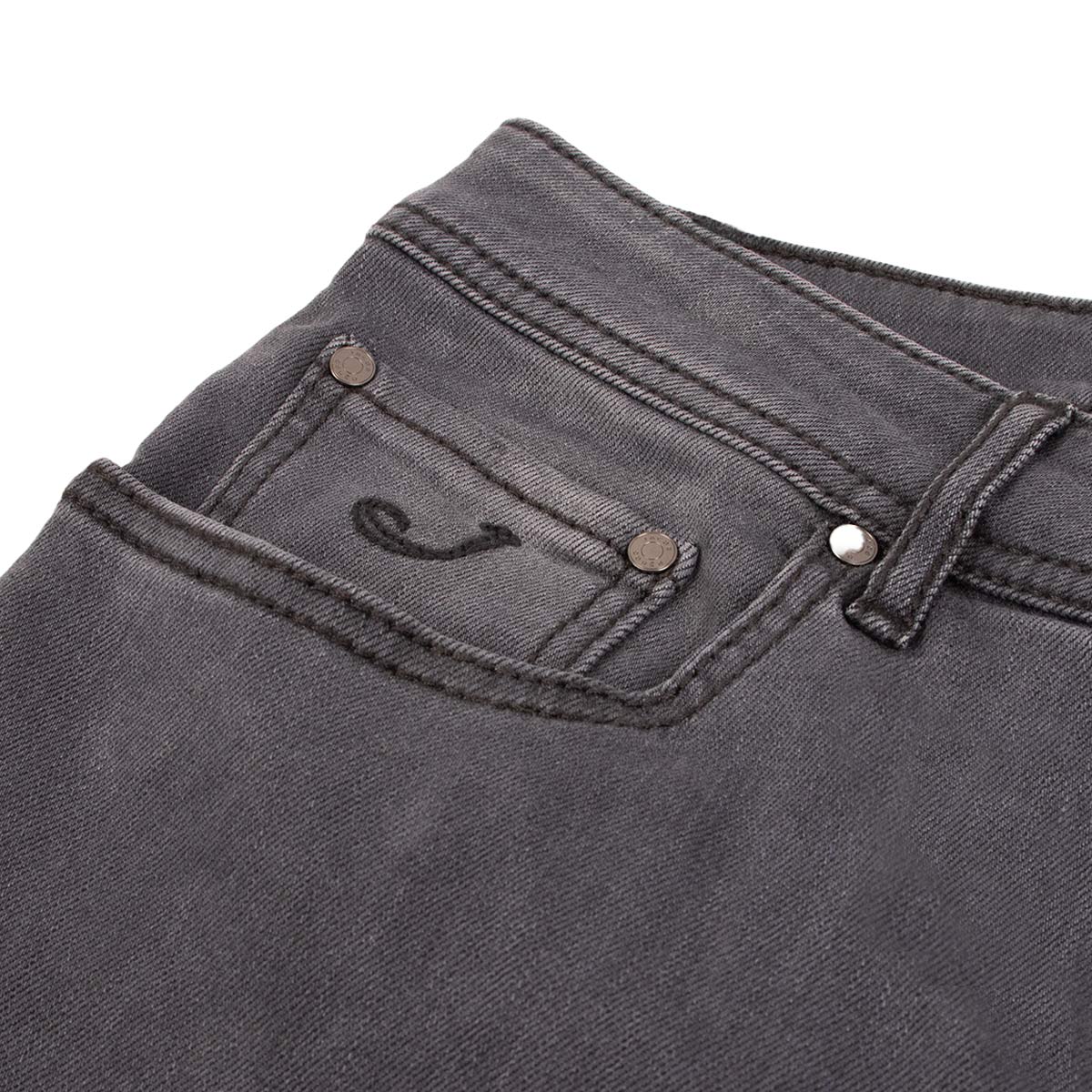 Jacob Cohen - Mid Grey 'Nick' Stretch Slim Fit Jeans JEANS Jacob Cohen