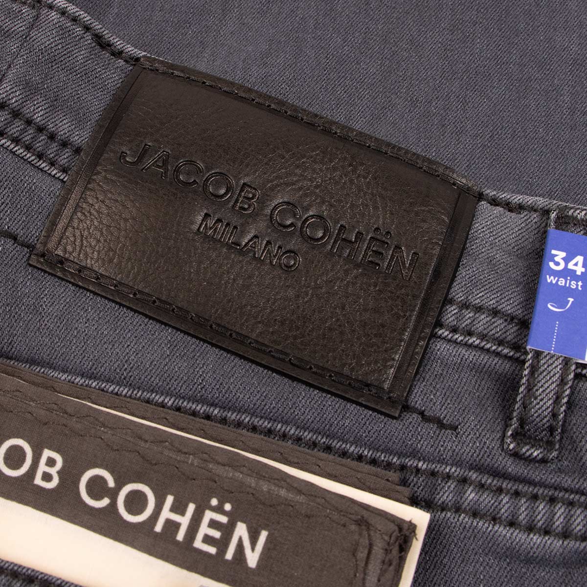 Jacob Cohen - Mid Grey 'Nick' Stretch Slim Fit Jeans JEANS Jacob Cohen