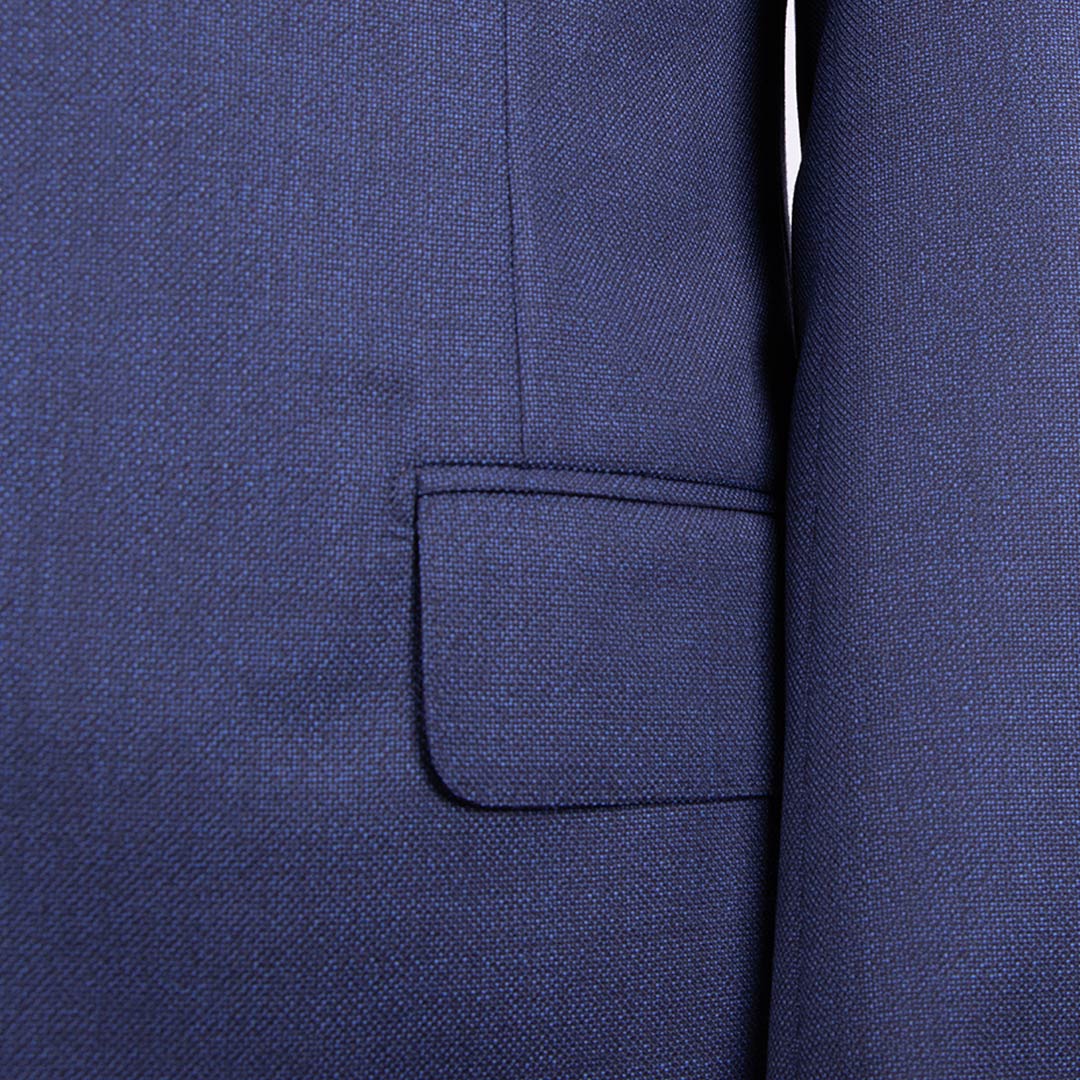 Navy Weave Super 130's Wool Suit SUITS Robert Old