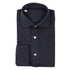 Navy Cotton & Cashmere Jersey Long Sleeve Shirt L/S SHIRTS Robert Old