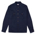Dark Denim Herringbone Cotton Overshirt L/S SHIRTS Robert Old