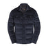 Moorer - Moorer Navy Cord 'Veton' Down-Padded Quilted Overshirt BLOUSONS MooRER