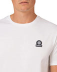 Sandbanks - White Badge Logo Cotton T-Shirt TEE SHIRTS Sandbanks