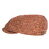 Stetson - Rust Hatteras Herringbone Flat Cap CAPS & HATS Stetson