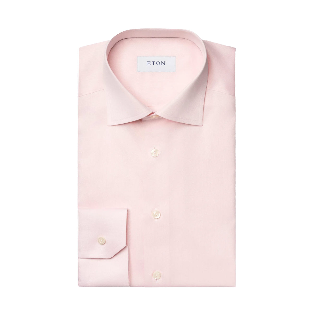 Eton - Pink Signature Twill Shirt Slim Fit Shirt L/S SHIRTS Eton