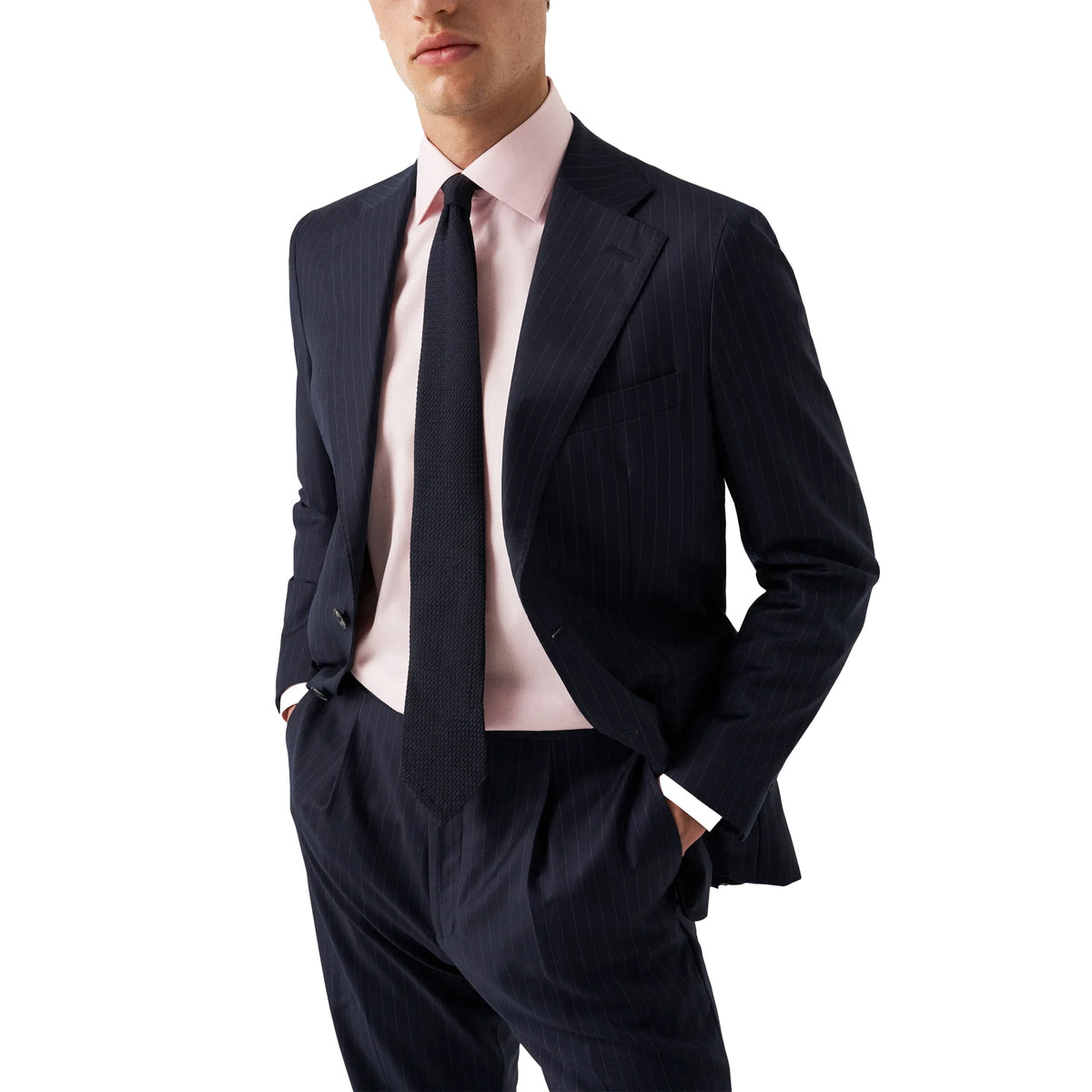 Eton - Pink Signature Twill Shirt Slim Fit Shirt L/S SHIRTS Eton