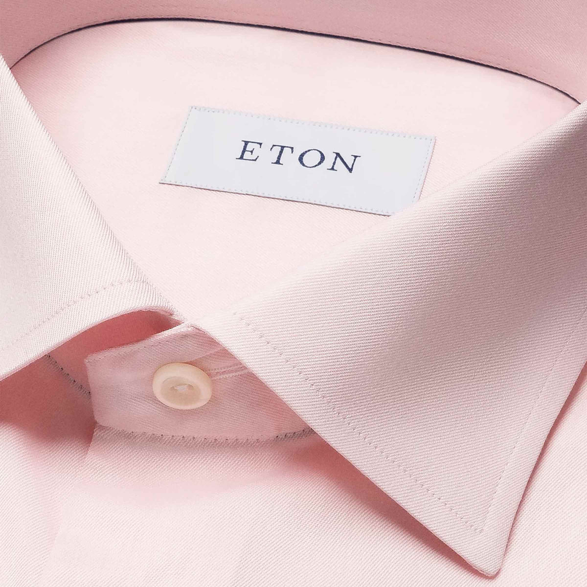 Eton - Pink Signature Twill Shirt Slim Fit Shirt L/S SHIRTS Eton