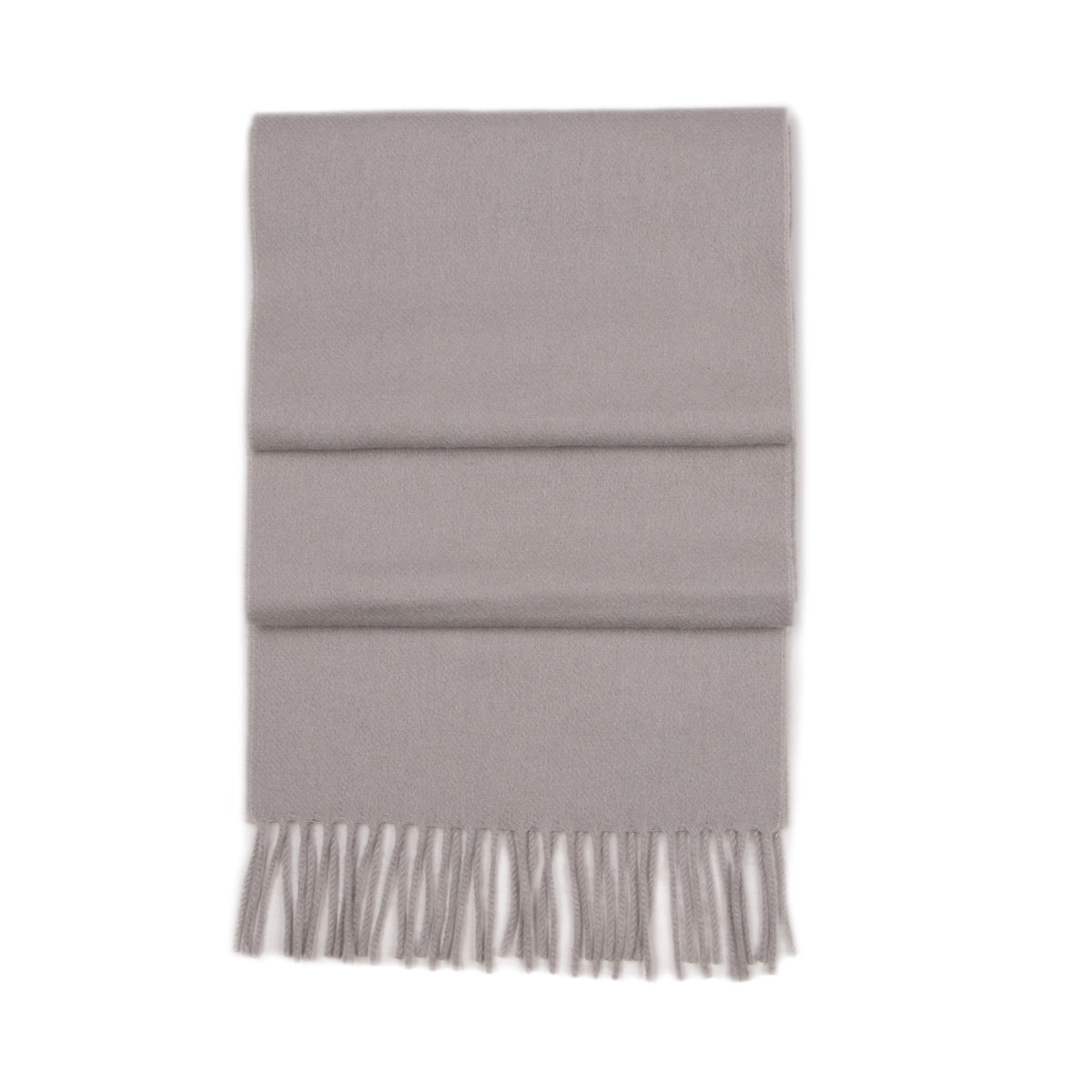 Robert Old - Pigeon Grey Classic Cashmere Scarf SCARVES Robert Old