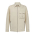 Belstaff - Stone Beige Drome Cotton Gabardine Overshirt BLOUSONS Belstaff
