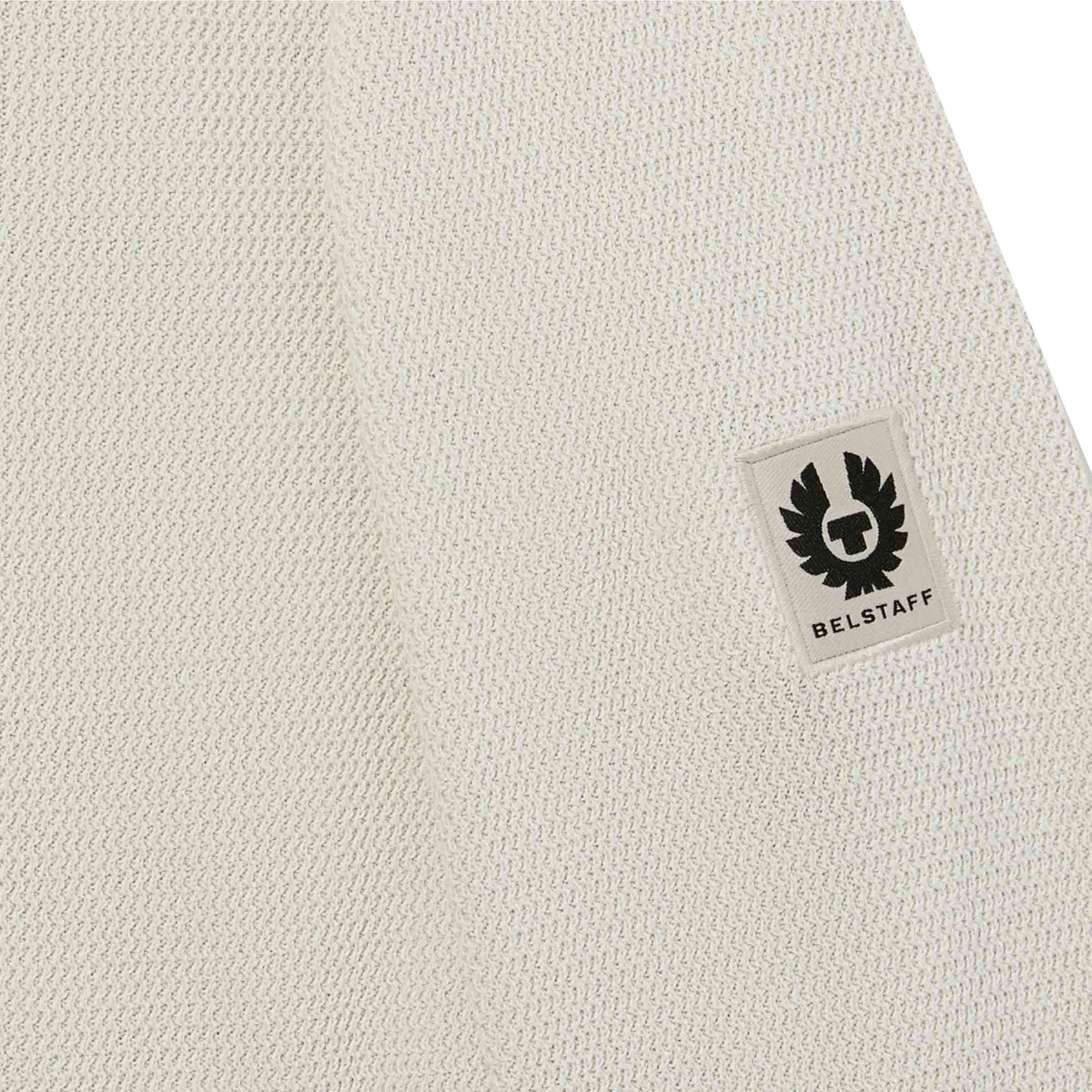 Belstaff - Stone Beige 'Guide' Quarter Zip Sweater KNITWEAR Belstaff