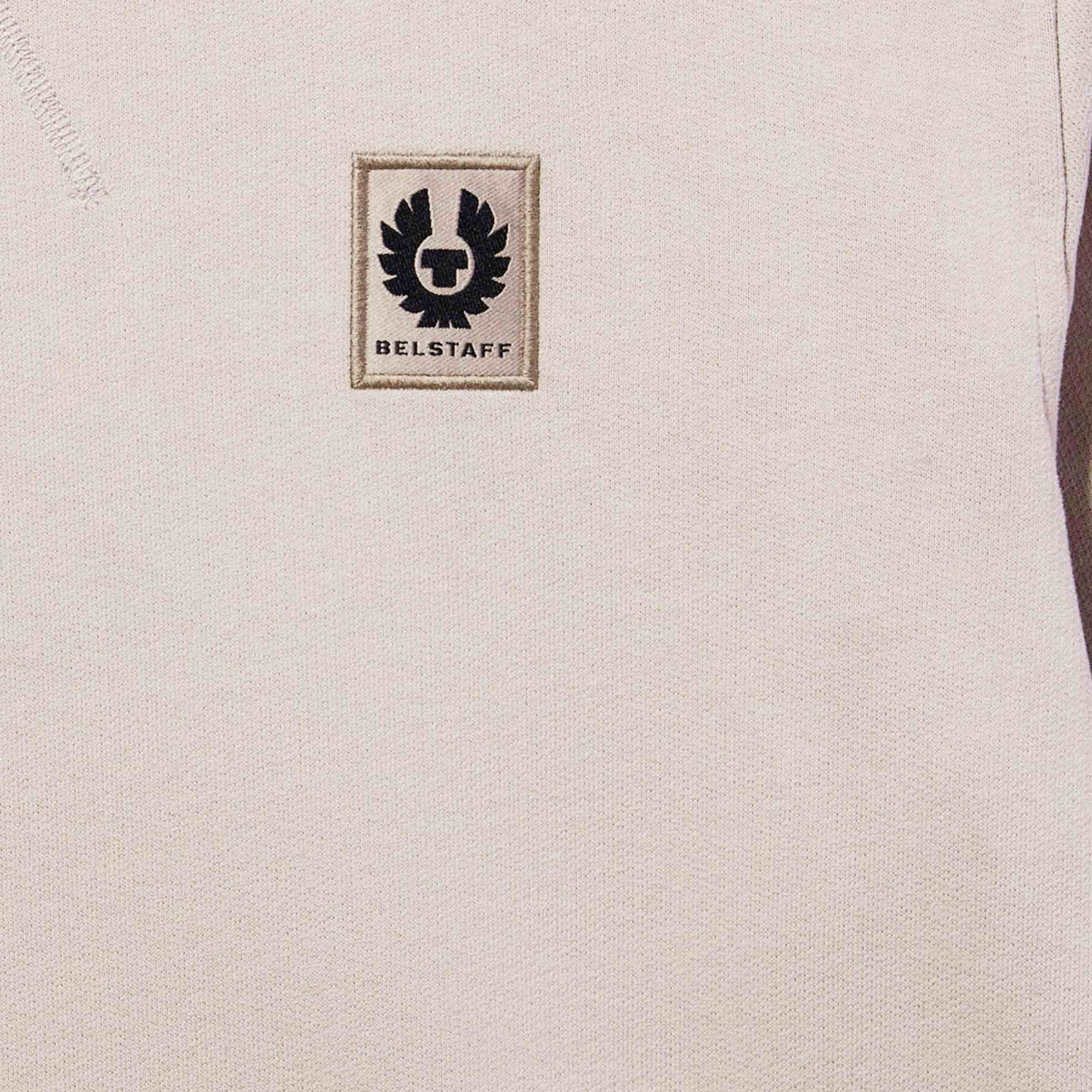 Belstaff - Stone Beige Cotton Fleece Sweatshirt SWEATS Belstaff