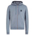 Belstaff - Flint Blue Jersey Cotton Full Zip Hoodie SWEATS Belstaff
