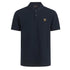 Belstaff - Dark Ink Piqué Cotton Polo Shirt S/S POLOS Belstaff