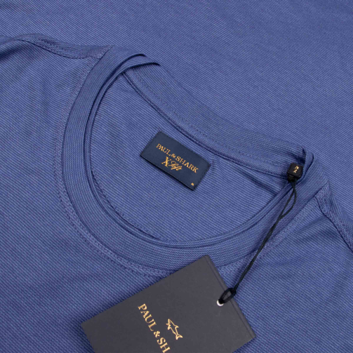 Paul & Shark - Blue Fine Stripe X-Soft Jersey T-Shirt TEE SHIRTS Paul & Shark