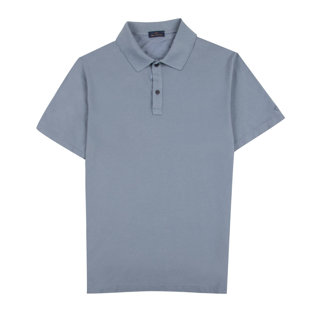 Paul & Shark - Blue Cotton Piqué Polo Shirt S/S POLOS Paul & Shark