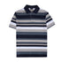 Paul & Shark - Blue Striped Cotton Piqué Polo Shirt S/S POLOS Paul & Shark