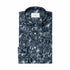 Eton - Dark Blue Palm Print Slim Fit Linen Shirt L/S SHIRTS Eton