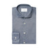 Eton - Dark Blue Filo di Scozia King Knit Slim Fit Shirt L/S SHIRTS Eton