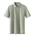 Eton - Light Green Filo di Scozia Piqué Polo Shirt S/S POLOS Eton