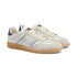 Santoni - White, Grey and Blue Double Buckle Oly Leather & Suede Sneaker SHOES Santoni