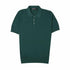 Jade Green 100% Cotton Knit Short Sleeve Polo Shirt S/S POLOS Robert Old