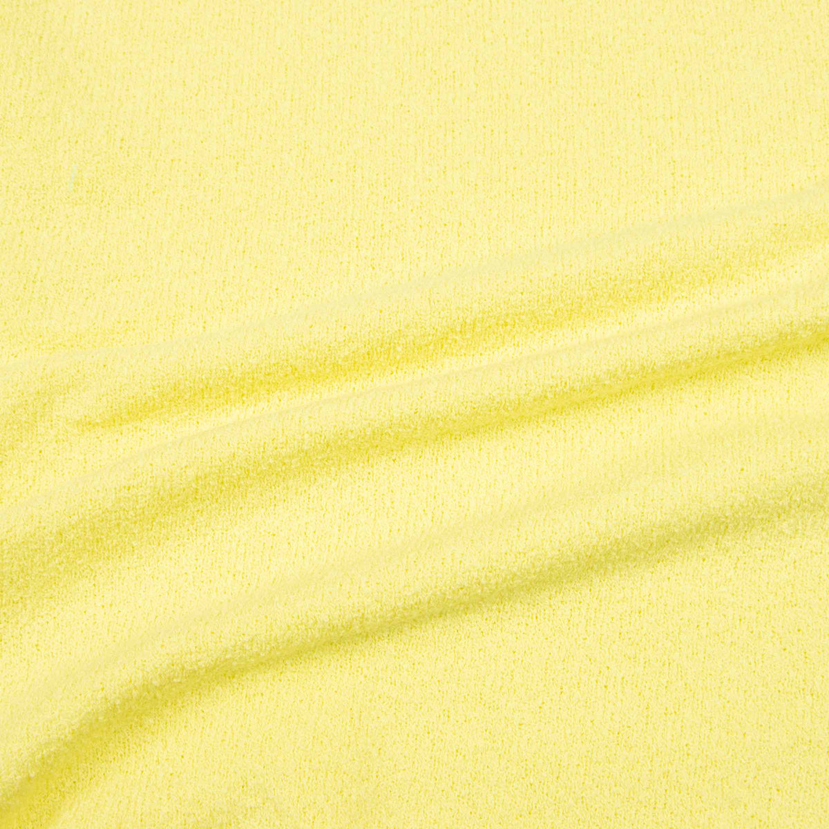 Yellow Knitted Boucle Cotton-Blend Crew Neck T-Shirt TEE SHIRTS Robert Old