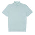 Fedeli - Aqua Blue Organic Cotton Jersey Polo Shirt S/S POLOS FEDELI
