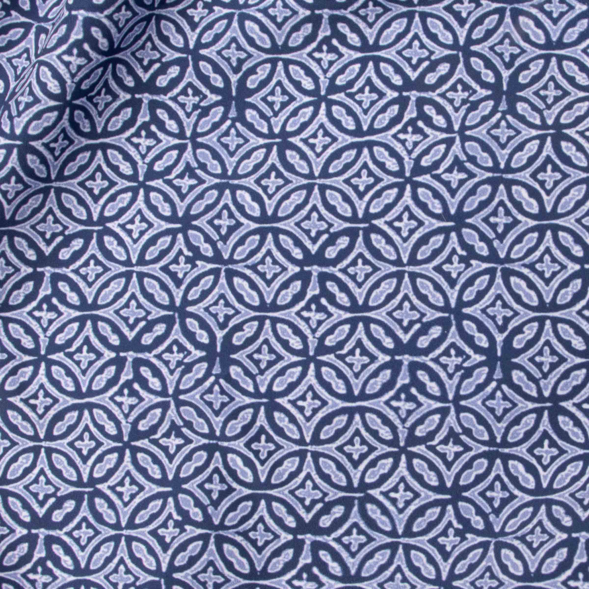Fedeli - Navy Geometric 'Madeira' Sustainable Swim Trunks SWIMWEAR Fedeli