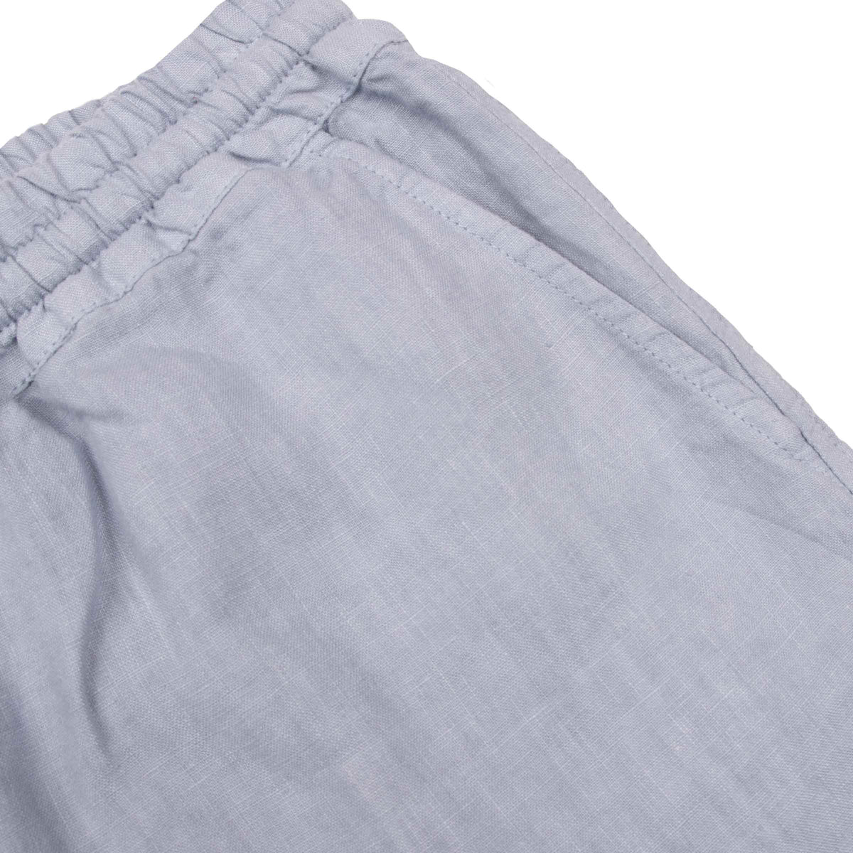 Fedeli - Powder Blue 'Vico' Drawstring Linen Shorts SHORTS Fedeli