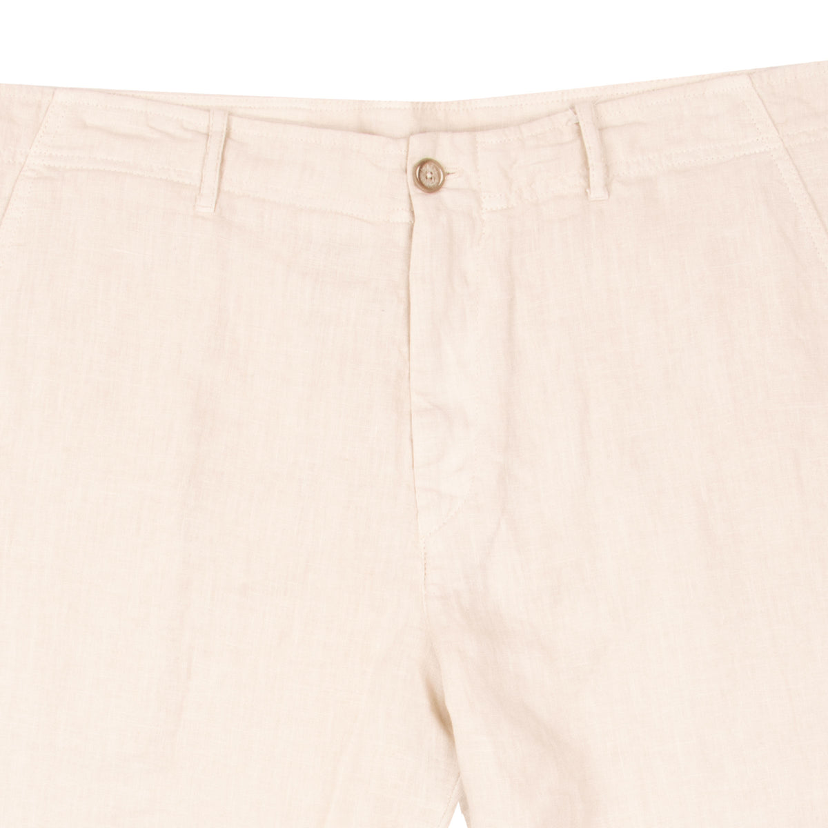 Fedeli - Beige Linen Tailored Bermuda Shorts SHORTS Fedeli