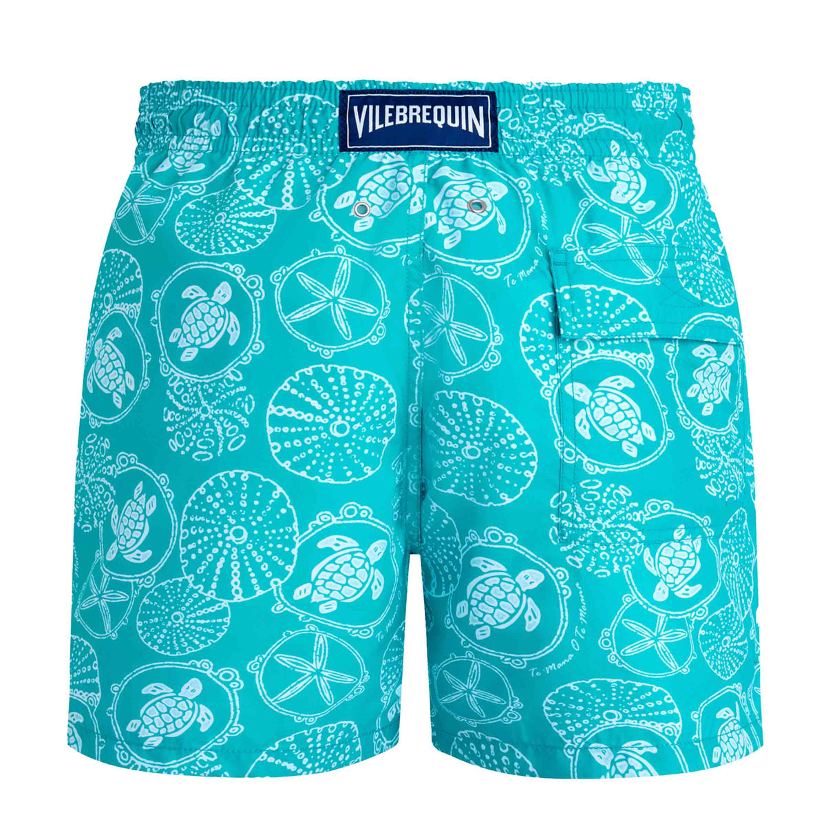 Vilebrequin - Disco Green 'Moorea' Oursins Bicolores Swim Shorts SWIMWEAR Vilebrequin