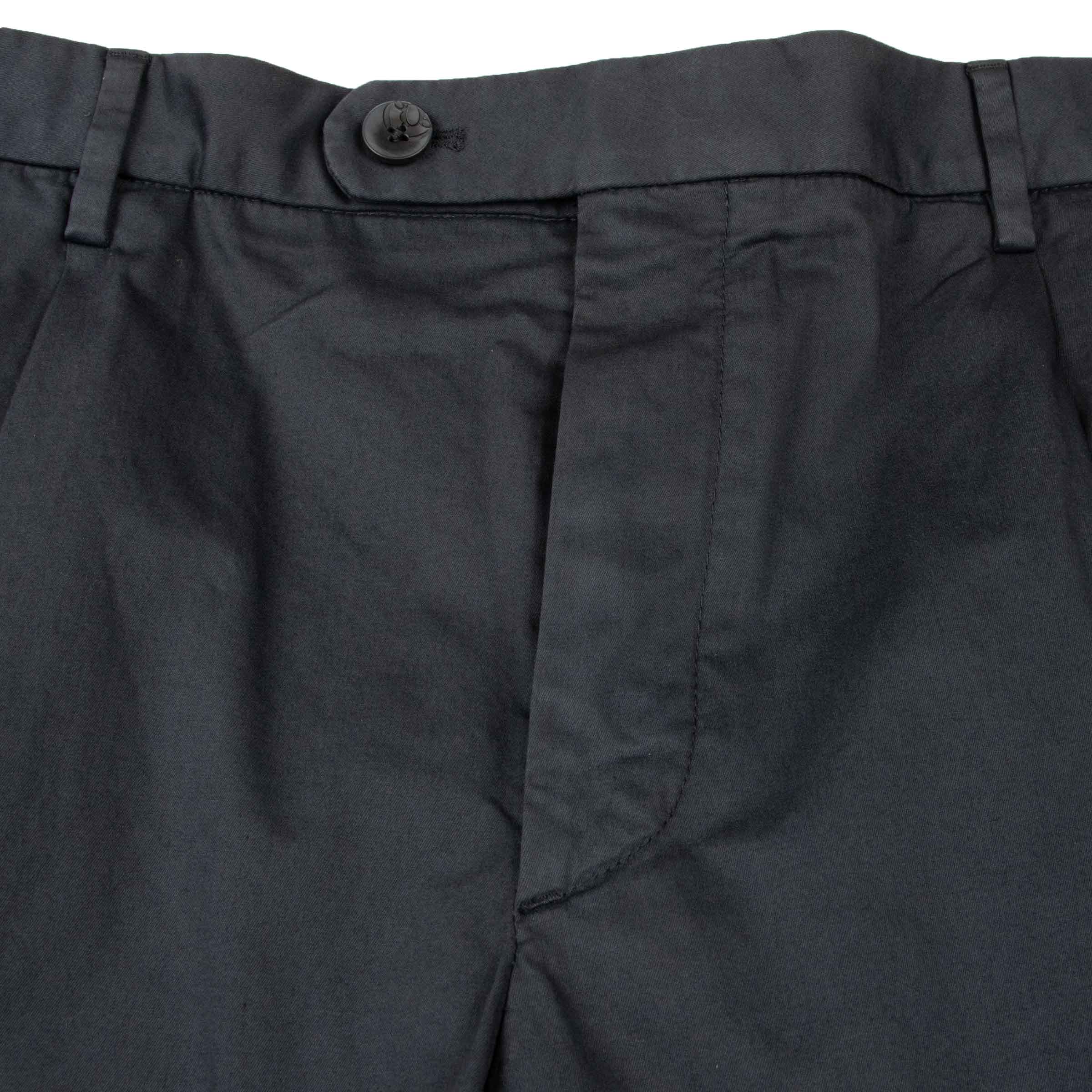 Dark Navy Cotton Stretch Chino Shorts SHORTS Robert Old