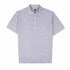 Fedeli - Blue Linen and Cotton Piqué Polo S/S POLOS FEDELI