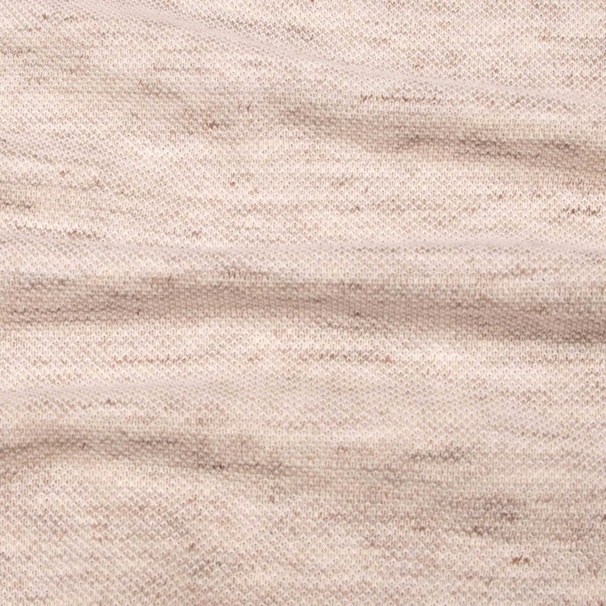 Fedeli - Oatmeal Beige Linen and Cotton Piqué Polo S/S POLOS Fedeli