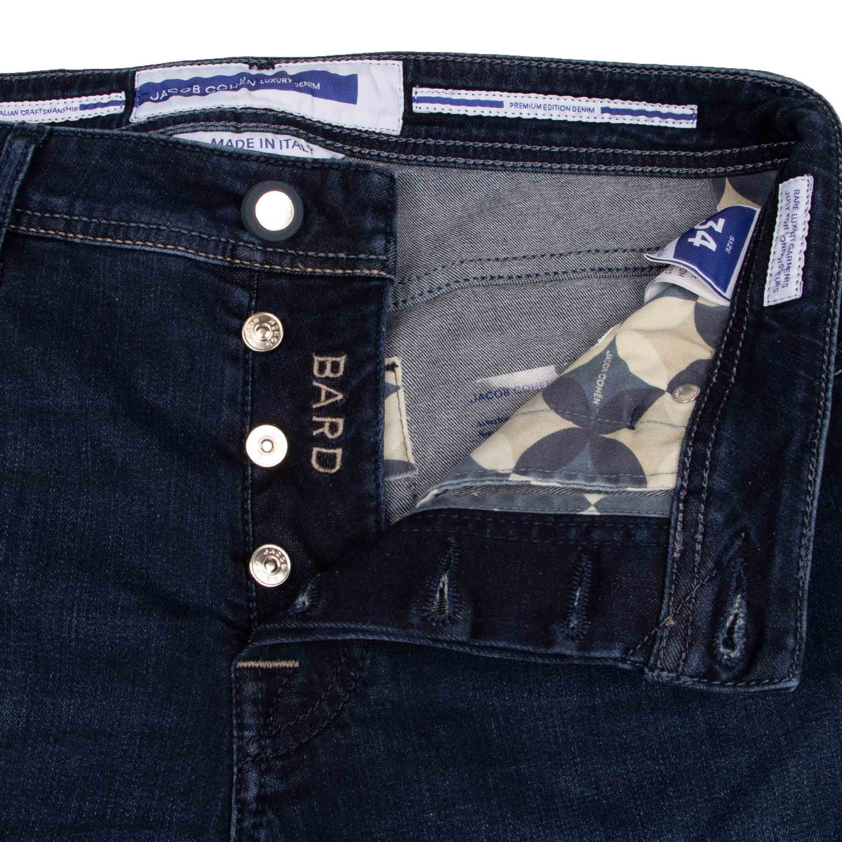Jacob Cohen - Dark Wash 'Bard' Denim Slim Fit Jeans JEANS Jacob Cohen
