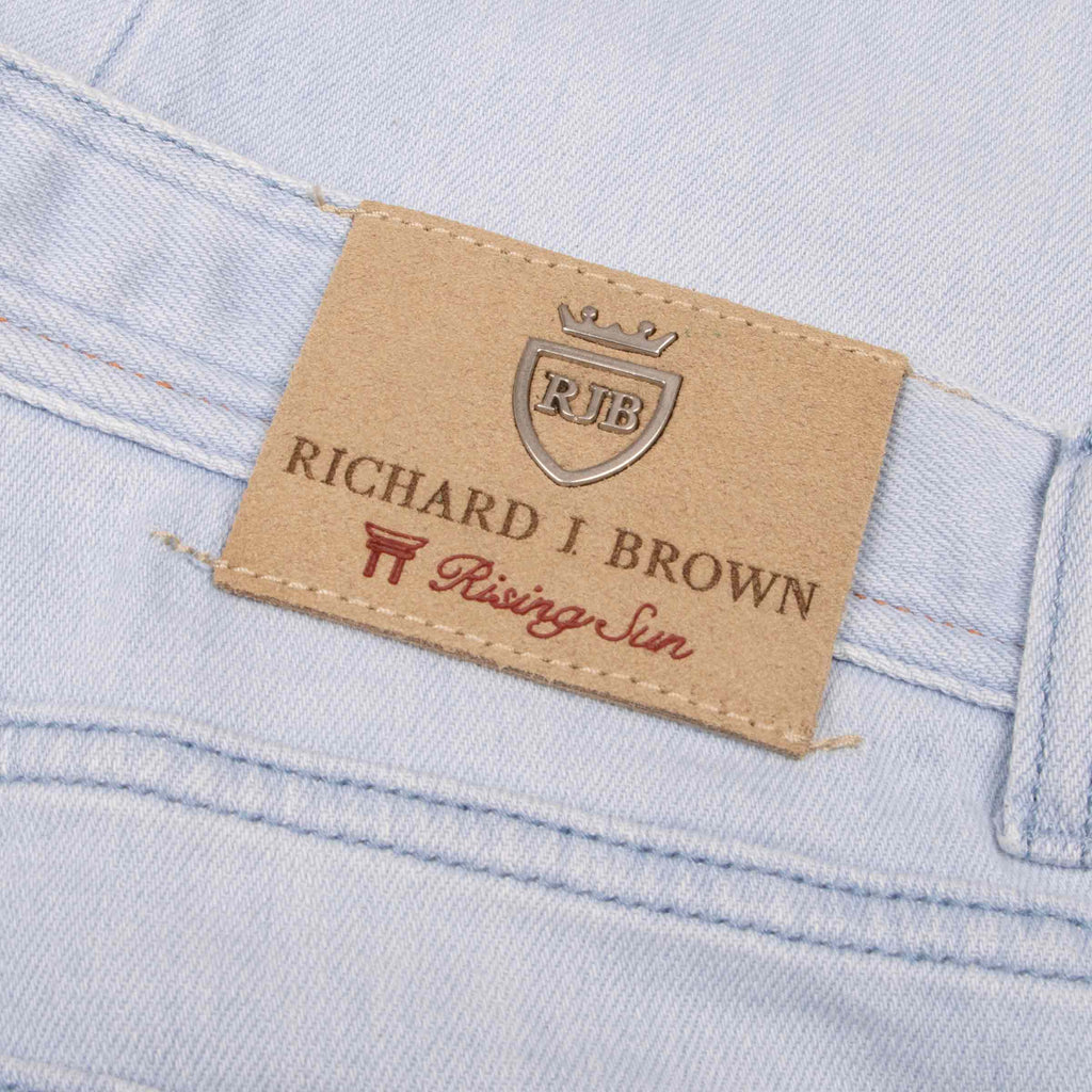 Richard J Brown - Ice Blue ‘Tokyo’ Slim Fit Denim Jeans – Robert Old & Co