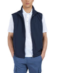 Paul & Shark - Navy Typhoon® Re-4x4 Stretch Gillet BLOUSONS Paul & Shark