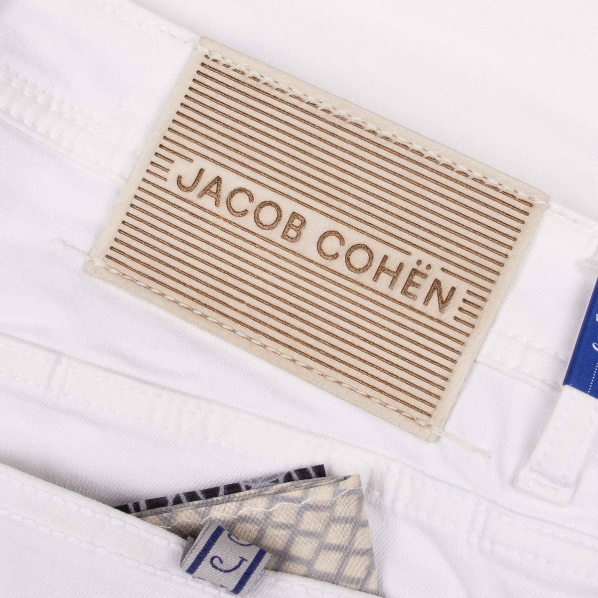Jacob Cohen - Optical White 'Bard' Slim Fit Jeans JEANS Jacob Cohen