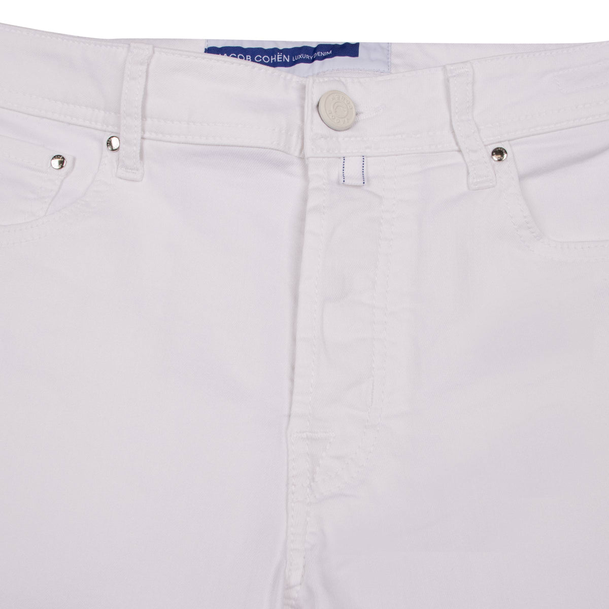 Jacob Cohen - Optical White 'Bard' Slim Fit Jeans JEANS Jacob Cohen