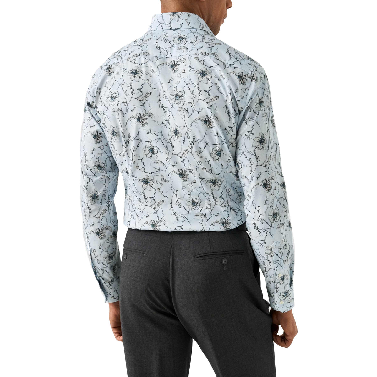 Eton - Floral Signature Twill Slim Fit Shirt L/S SHIRTS Eton
