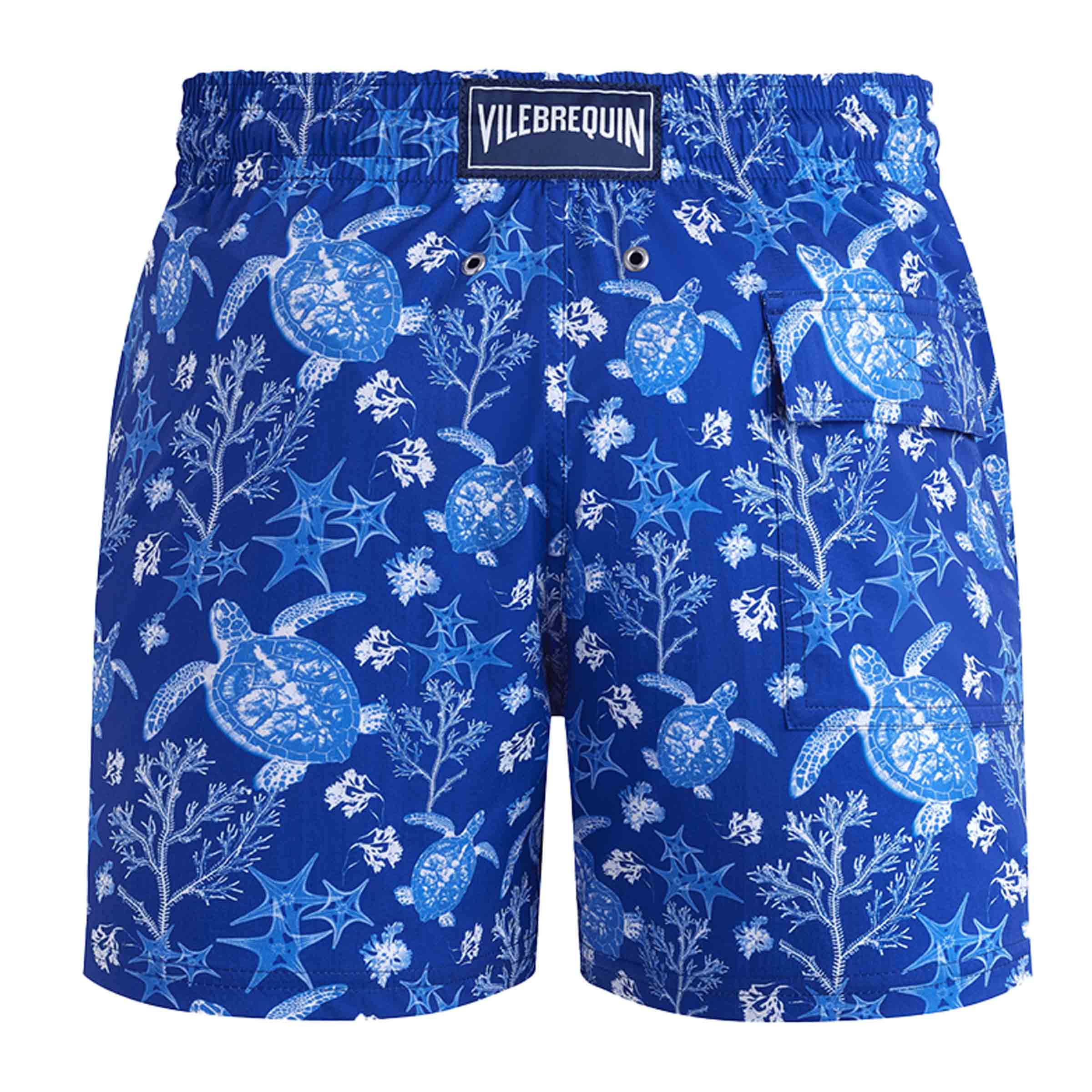 Vilebrequin - Blue 'Moorise' X-Ray Turtles Swim Shorts SWIMWEAR Vilebrequin